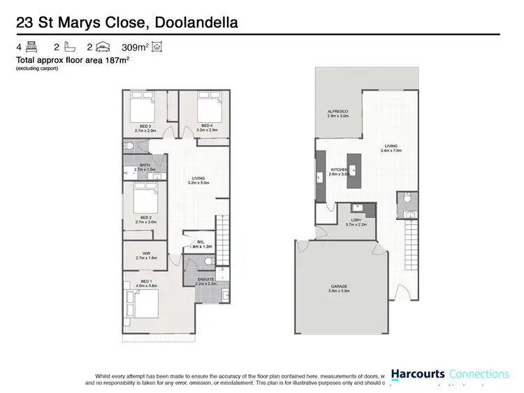 Floorplan of Homely house listing, 23 Saint Marys Close, Doolandella QLD 4077