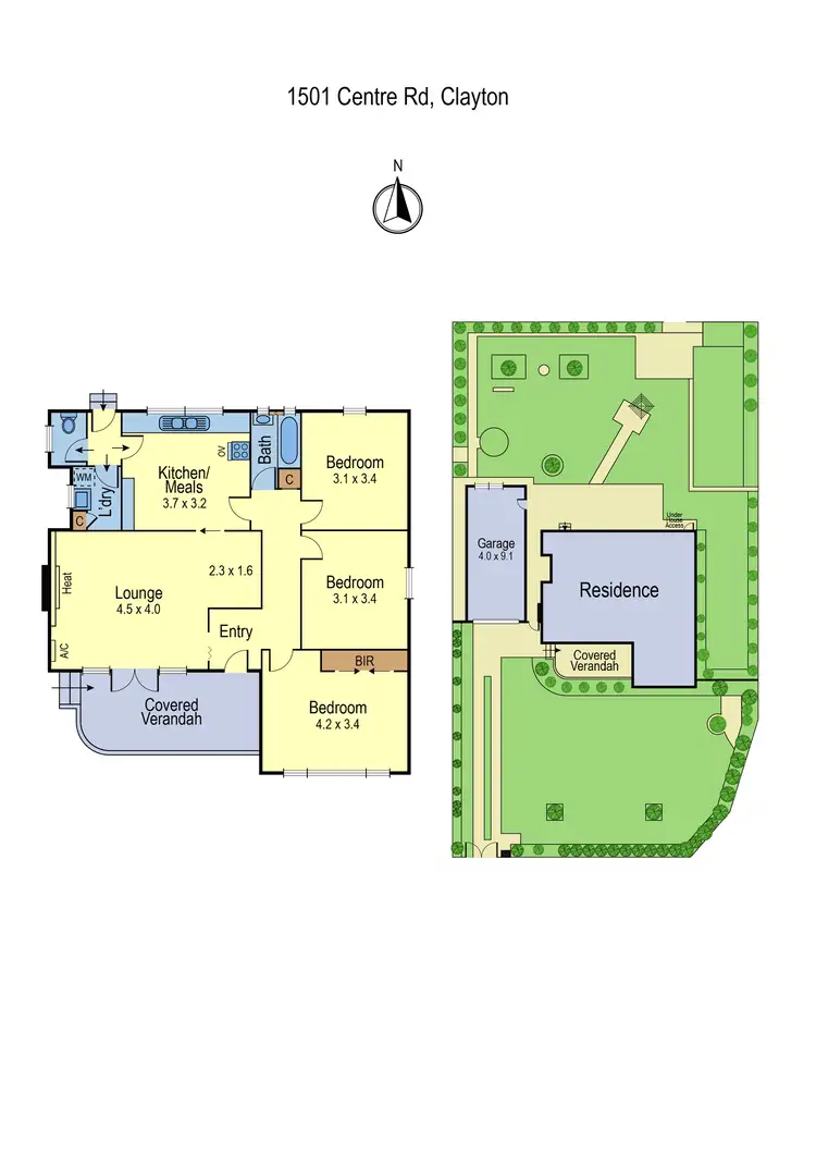 Floorplan of Homely house listing, 1501 Centre Road, Clayton VIC 3168