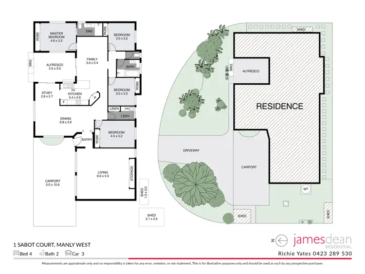 Floorplan of Homely house listing, 1 Sabot Court, Manly West QLD 4179