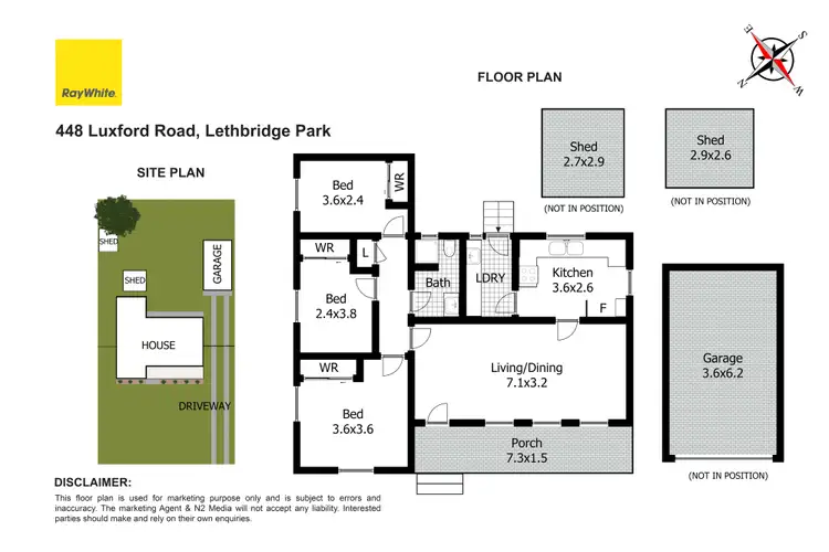 Floorplan of Homely house listing, 448 Luxford Road, Lethbridge Park NSW 2770