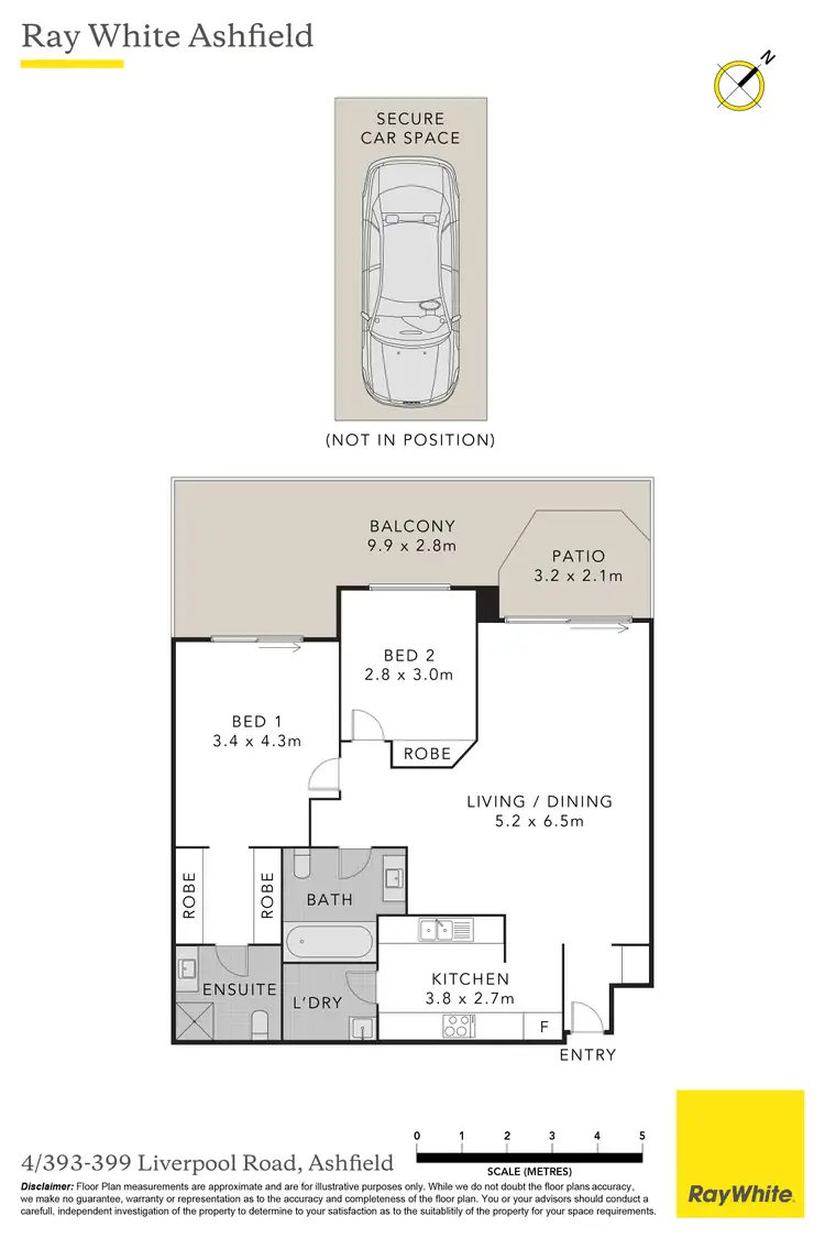 Floorplan of Homely unit listing, 4/393-399 Liverpool Road, Ashfield NSW 2131