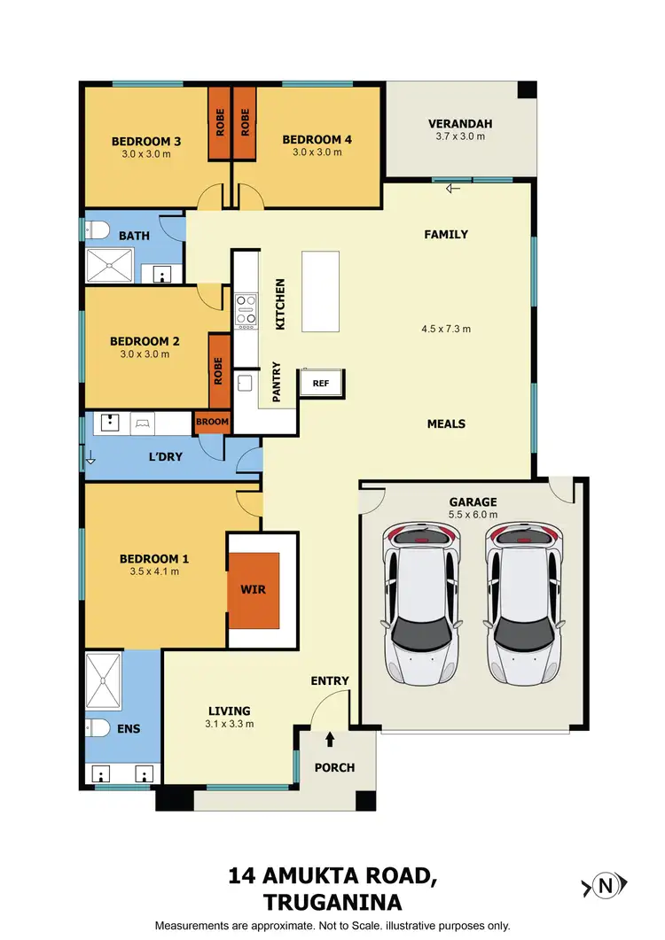 Floorplan of Homely house listing, 14 Amukta road, Truganina VIC 3029