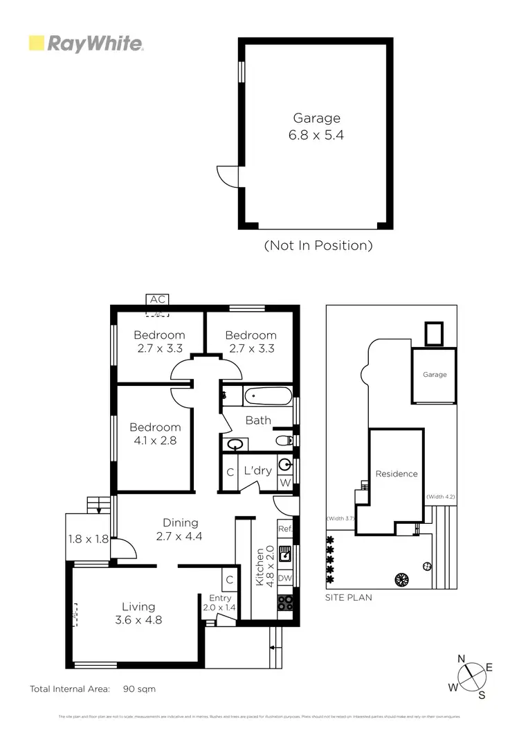 Floorplan of Homely house listing, 1 Mourell Street, Sunshine West VIC 3020