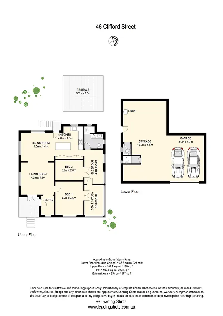 Floorplan of Homely house listing, 46 Clifford Street, Stafford QLD 4053