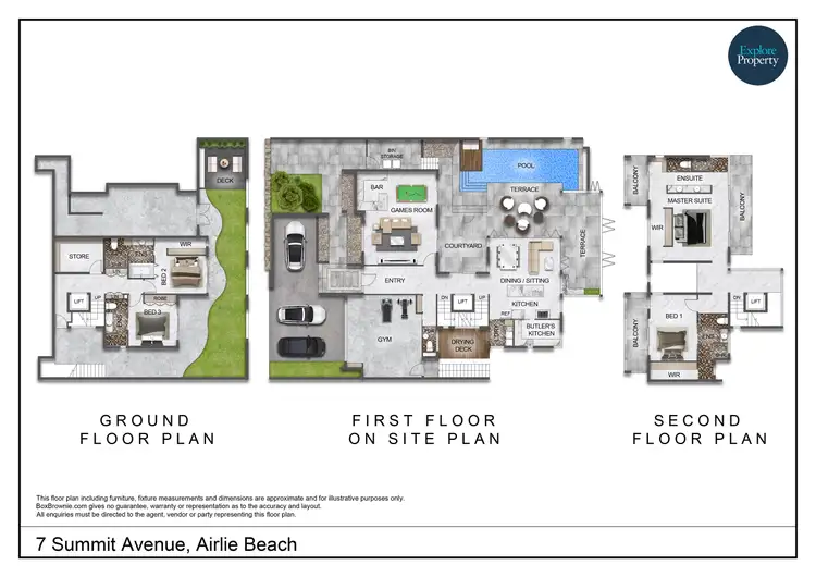 Floorplan of Homely house listing, 7 Summit Avenue, Airlie Beach QLD 4802