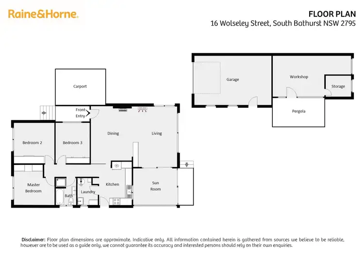 Floorplan of Homely house listing, 16 Wolseley Street, South Bathurst NSW 2795