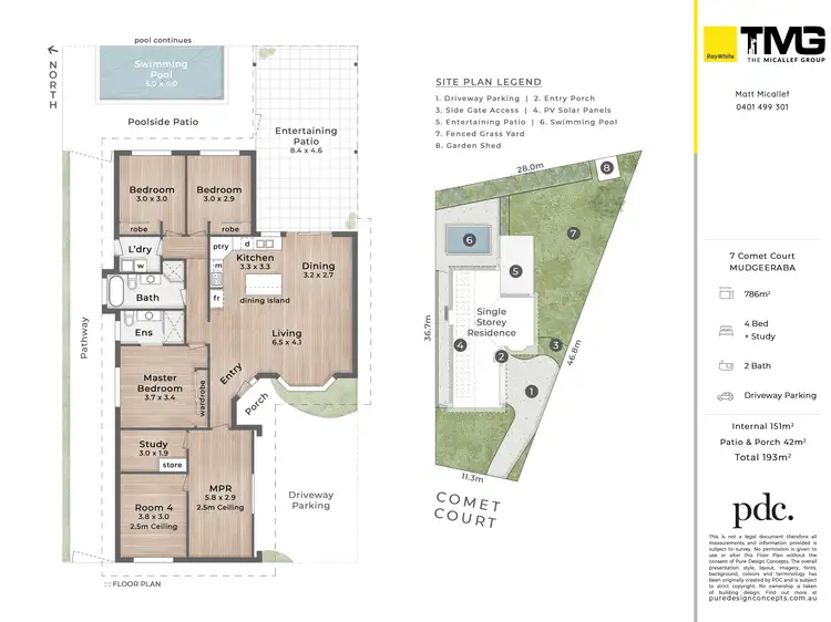 Floorplan of Homely house listing, 7 Comet Court, Mudgeeraba QLD 4213