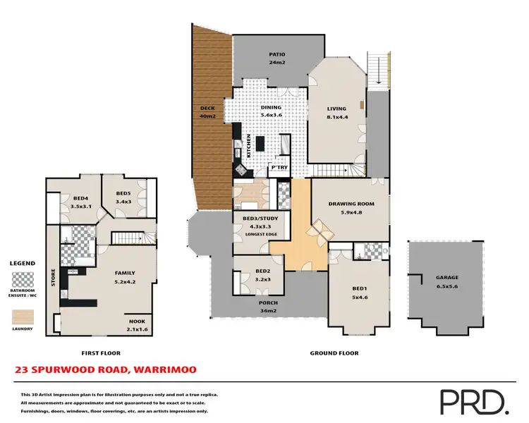 Floorplan of Homely house listing, 23 Spurwood Road, Warrimoo NSW 2774