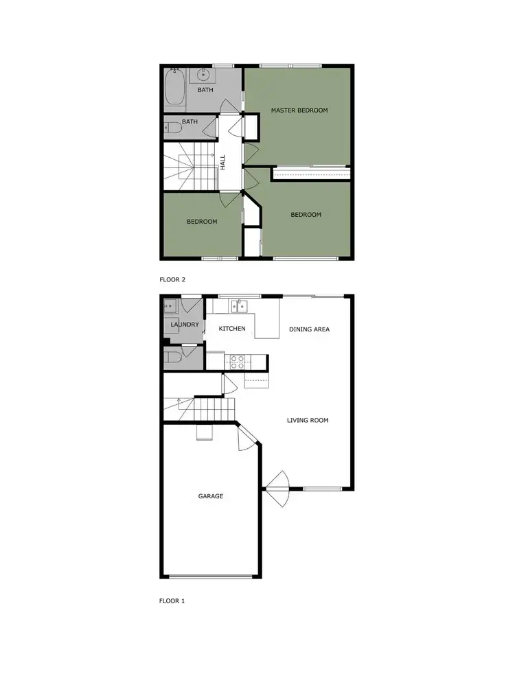 Floorplan of Homely townhouse listing, 604/2 Nicol Way, Brendale QLD 4500
