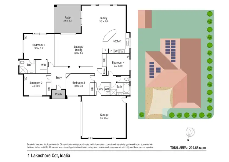 Floorplan of Homely house listing, 1 Lakeshore Circuit, Idalia QLD 4811