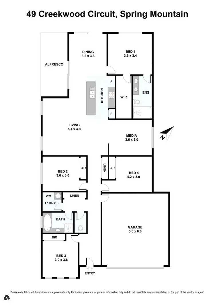 Floorplan of Homely house listing, 49 Creekwood Circuit, Spring Mountain QLD 4300