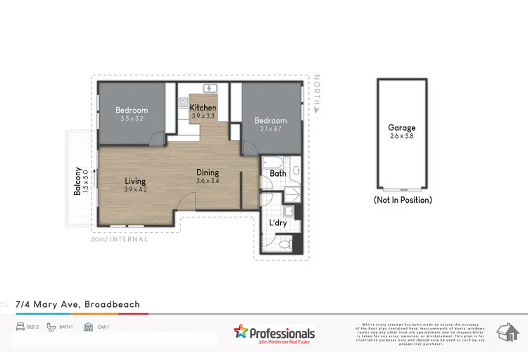 Floorplan of Homely unit listing, 7/4 Mary Avenue, Broadbeach QLD 4218