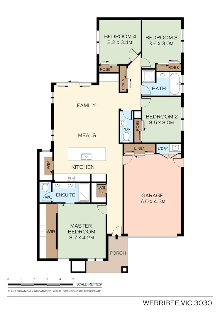 Floorplan of Homely house listing, 37 Benson Drive, Werribee VIC 3030