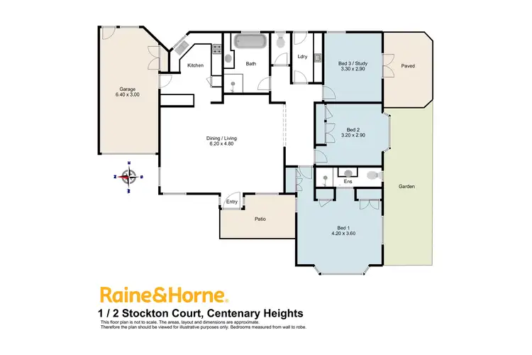Floorplan of Homely unit listing, 1/2 Stockton Court, Centenary Heights QLD 4350