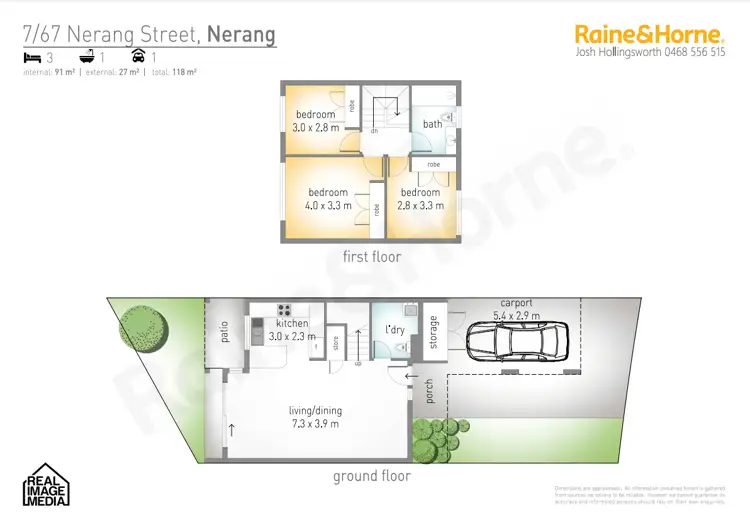 Floorplan of Homely townhouse listing, 7c/67 Nerang Street, Nerang QLD 4211