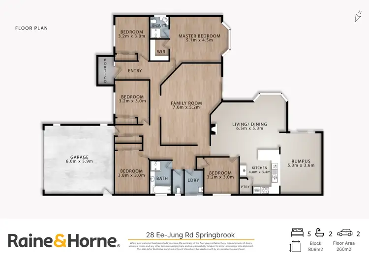 Floorplan of Homely house listing, 28 Ee-Jung Road, Springbrook QLD 4213
