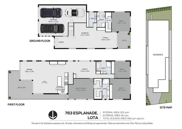 Floorplan of Homely house listing, 763 Esplanade, Lota QLD 4179