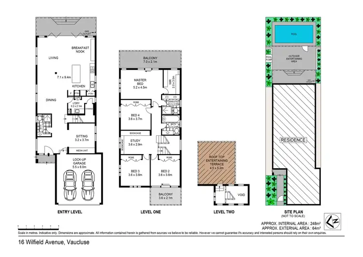 Floorplan of Homely house listing, 16 Wilfield Avenue, Vaucluse NSW 2030