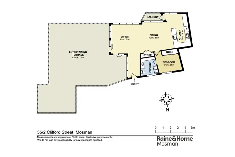Floorplan of Homely apartment listing, 35/2 Clifford Street, Mosman NSW 2088