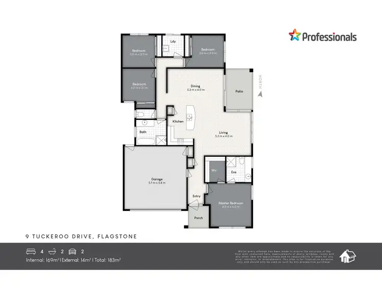 Floorplan of Homely house listing, 9 Tuckeroo Drive, Flagstone QLD 4280