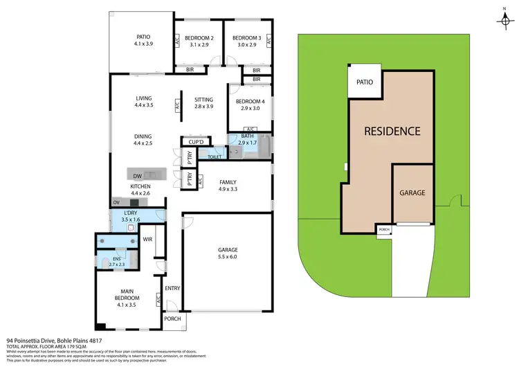 Floorplan of Homely house listing, 94 Poinsettia Drive, Bohle Plains QLD 4817