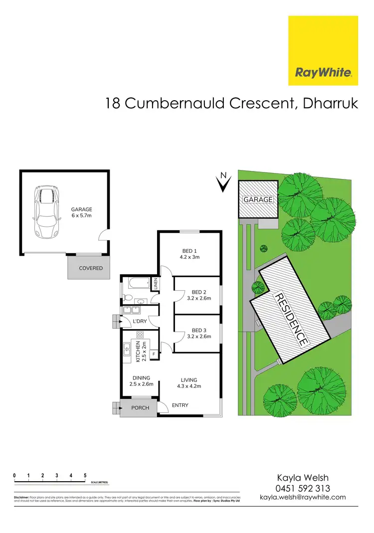 Floorplan of Homely house listing, 18 Cumbernauld Crescent, Dharruk NSW 2770