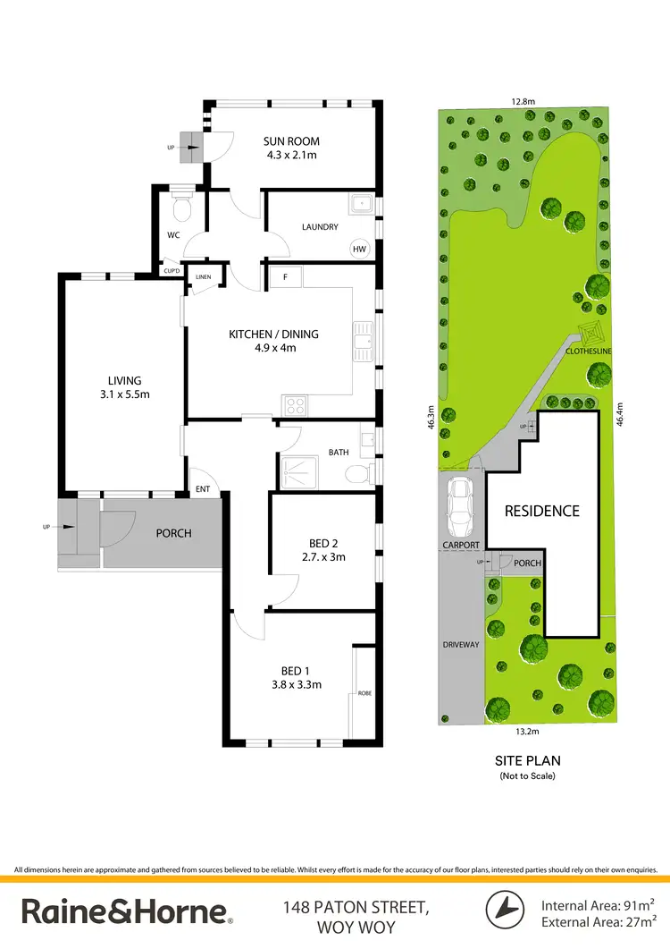 Floorplan of Homely house listing, 148 Paton Street, Woy Woy NSW 2256
