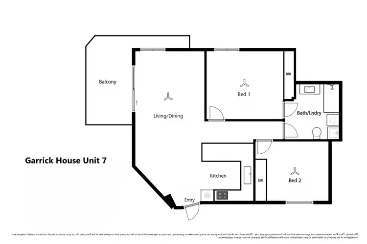 Floorplan of Homely unit listing, 7/11-13 Garrick Street (GARRICK HOUSE), Port Douglas QLD 4877