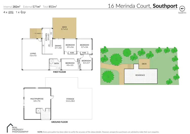 Floorplan of Homely house listing, 16 Merinda Court, Southport QLD 4215