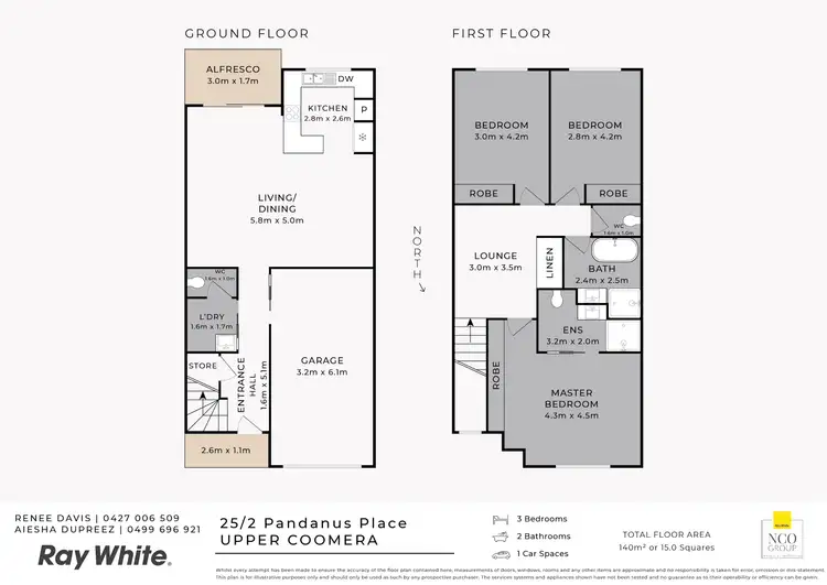 Floorplan of Homely house listing, 25/2 Pandanus Place, Upper Coomera QLD 4209