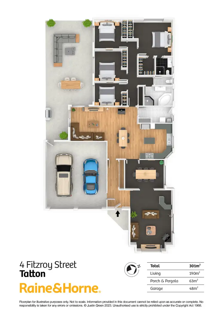 Floorplan of Homely house listing, 4 Fitzroy Street, Tatton NSW 2650
