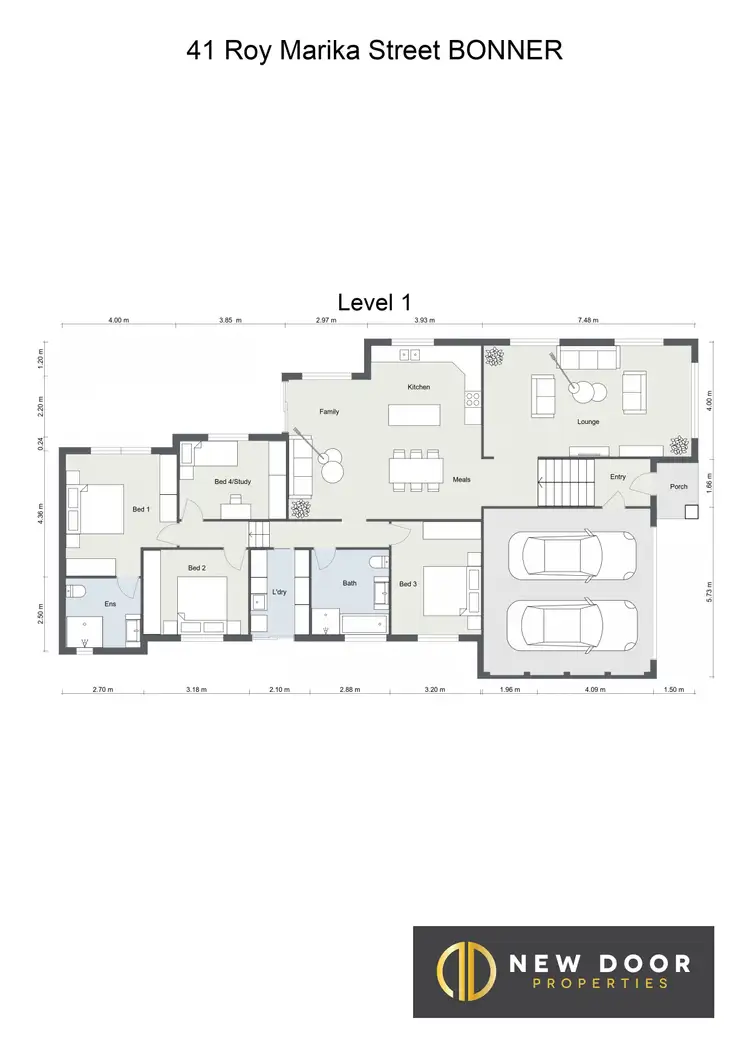 Floorplan of Homely house listing, 41 Roy Marika Street, Bonner ACT 2914