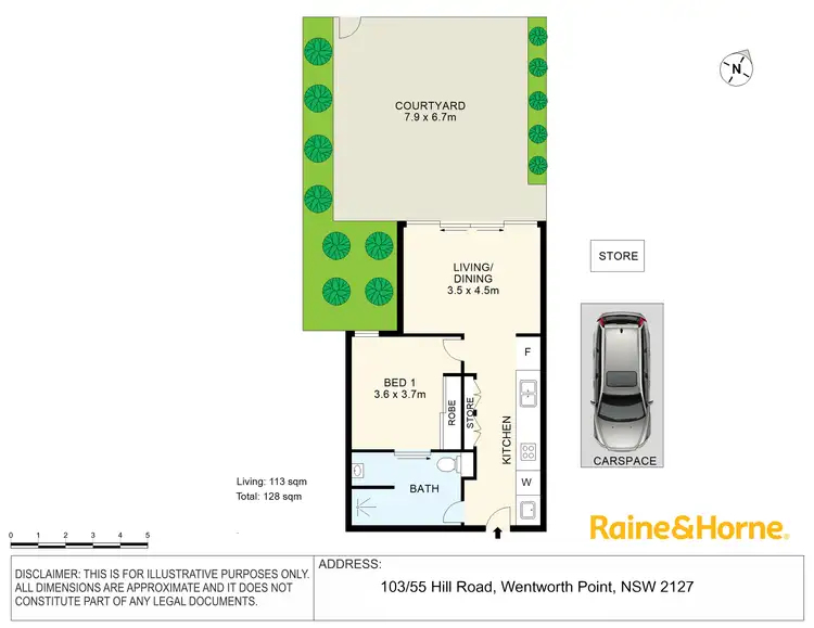 Floorplan of Homely apartment listing, 103/55 Hill Road, Wentworth Point NSW 2127