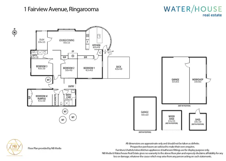 Floorplan of Homely house listing, 1 Fairview Avenue, Ringarooma TAS 7263