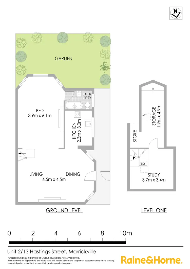 Floorplan of Homely apartment listing, 2/13 Hastings Street, Marrickville NSW 2204