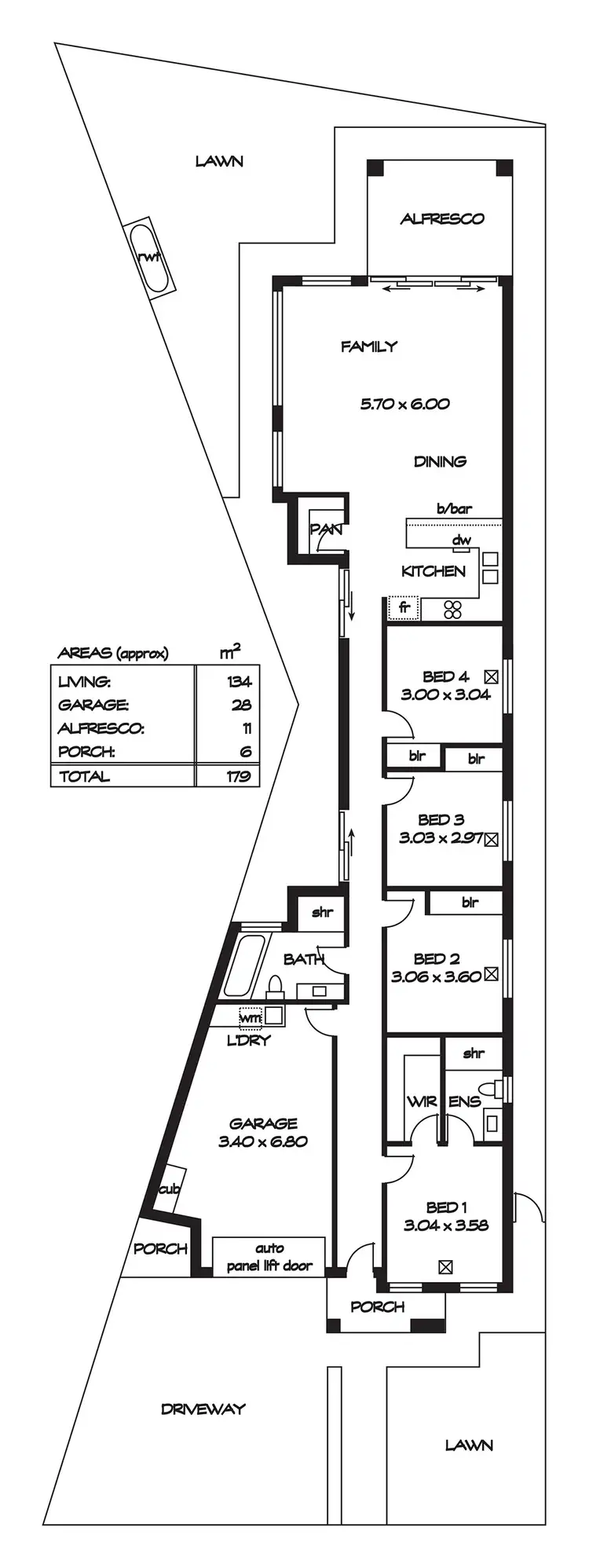 Floorplan of Homely house listing, 6A Chester Crescent, Pooraka SA 5095