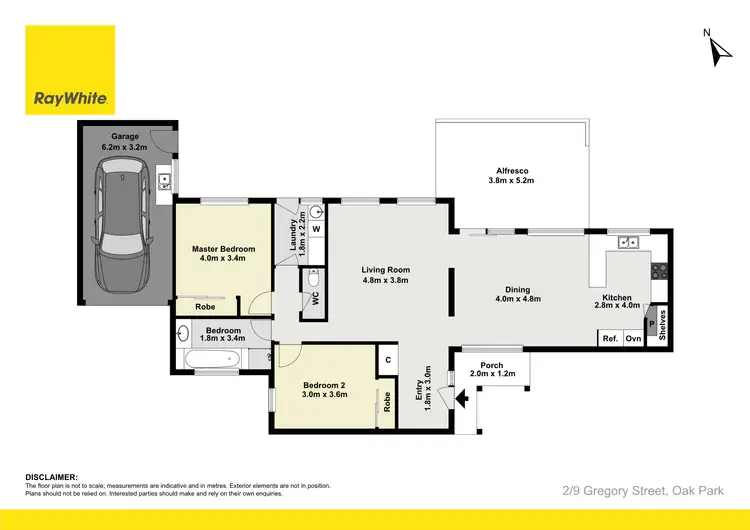 Floorplan of Homely house listing, 2/9 Gregory Street, Oak Park VIC 3046