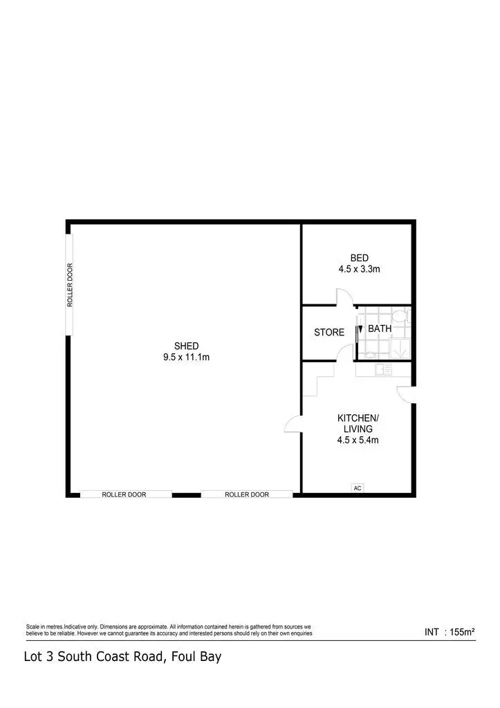 Floorplan of Homely rural property listing, Lot 3 South Coast Road, Foul Bay SA 5577