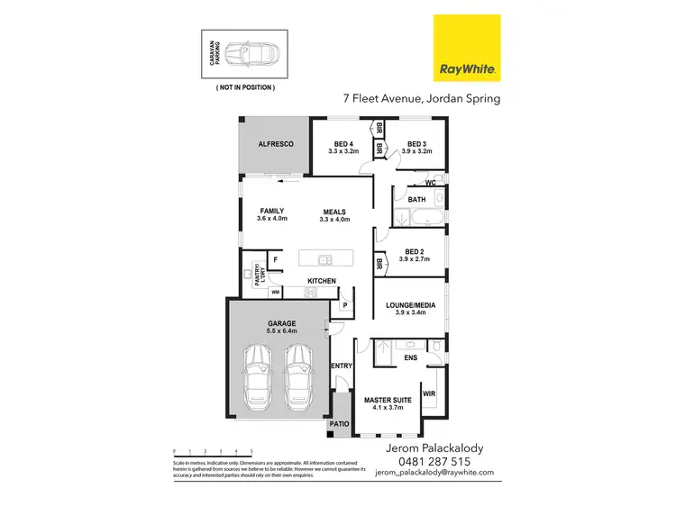 Floorplan of Homely house listing, 7 Fleet Avenue, Jordan Springs NSW 2747