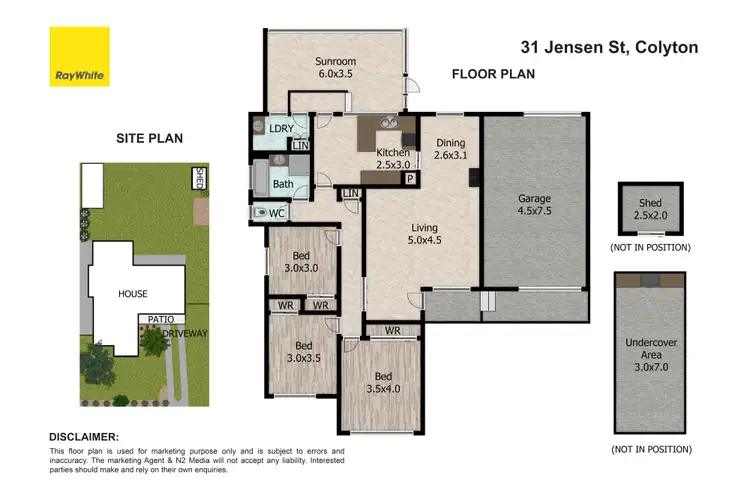 Floorplan of Homely house listing, 31 Jensen Street, Colyton NSW 2760