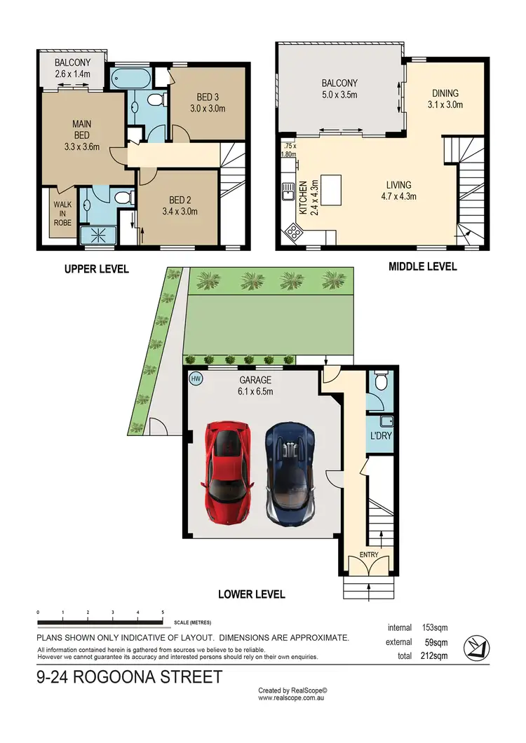 Floorplan of Homely townhouse listing, 9/24 Rogoona Street, Morningside QLD 4170