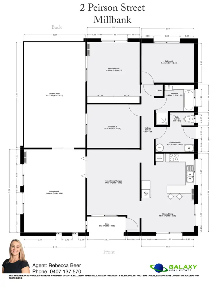 Floorplan of Homely house listing, 2 Peirson Street, Millbank QLD 4670