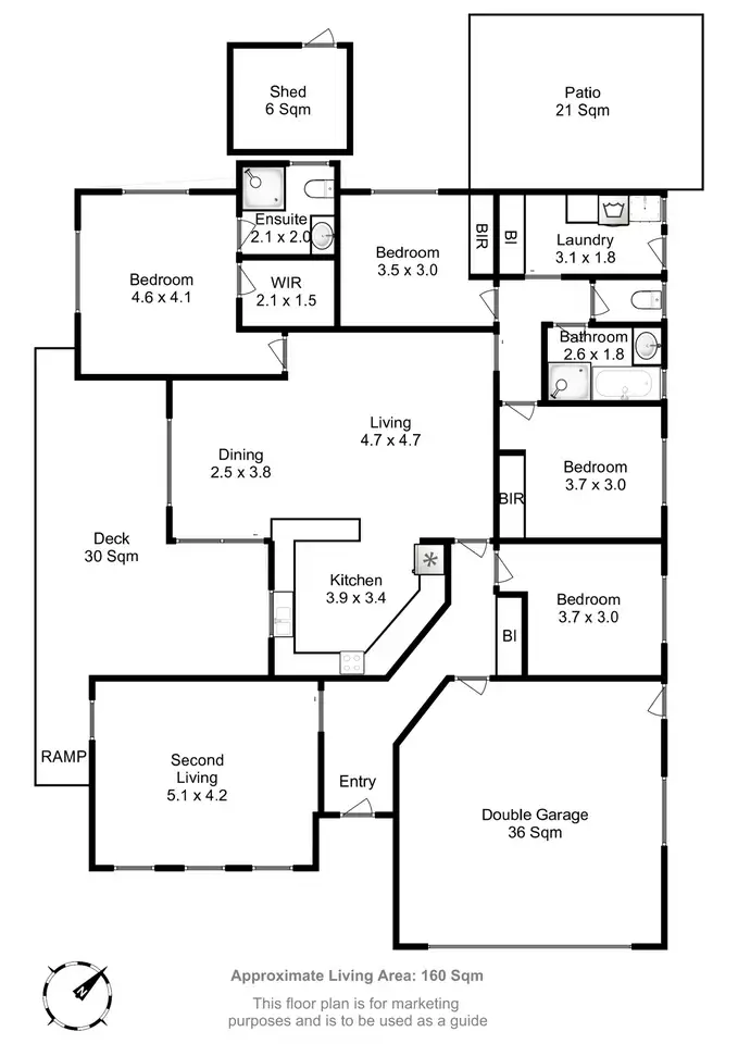 Floorplan of Homely house listing, 21 Horsham Road, Oakdowns TAS 7019