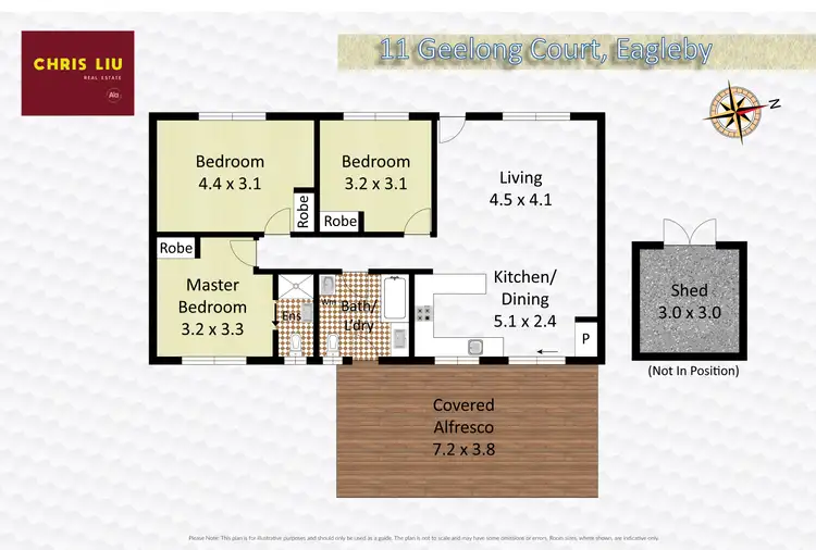 Floorplan of Homely house listing, 11 Geelong Court, Eagleby QLD 4207