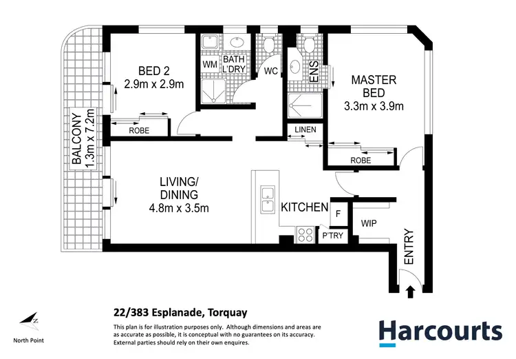 Floorplan of Homely unit listing, 22/383 Esplanade, Torquay QLD 4655