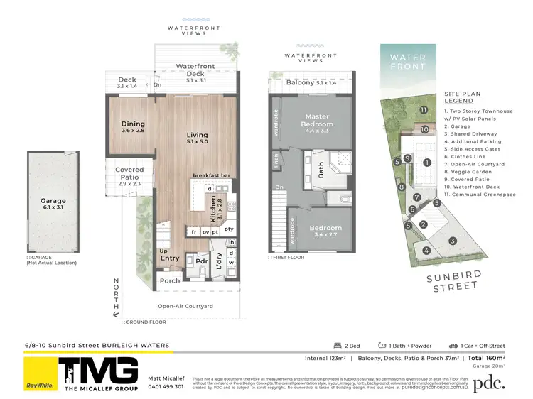 Floorplan of Homely townhouse listing, 6/8-10 Sunbird Street, Burleigh Waters QLD 4220
