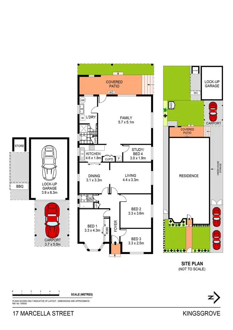 Floorplan of Homely house listing, 17 Marcella Street, Kingsgrove NSW 2208