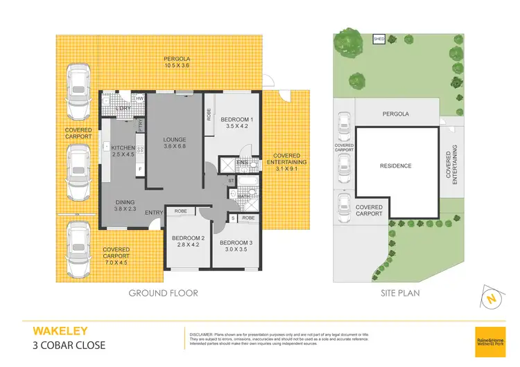 Floorplan of Homely house listing, 3 Cobar Close, Wakeley NSW 2176