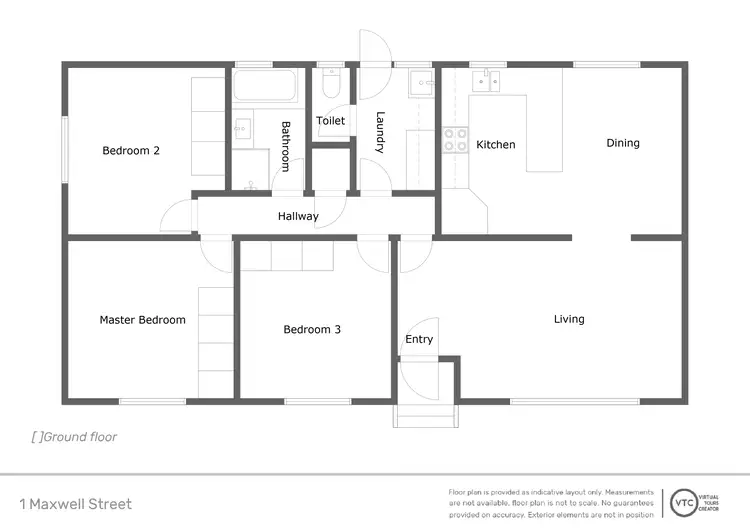 Floorplan of Homely house listing, 1 Maxwell Street, South Kalgoorlie WA 6430