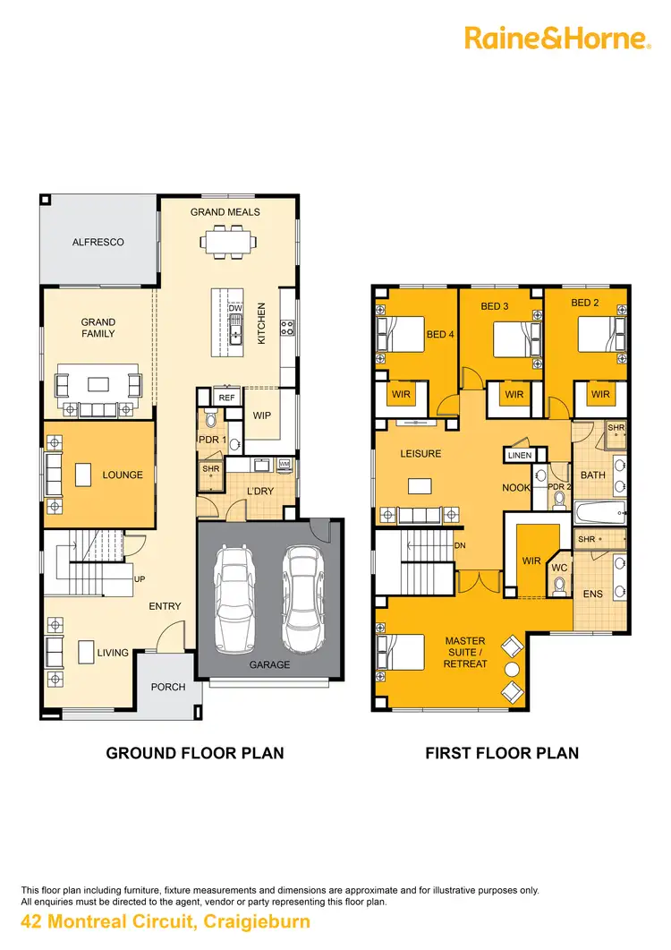 Floorplan of Homely house listing, 42 Montreal Circuit, Craigieburn VIC 3064